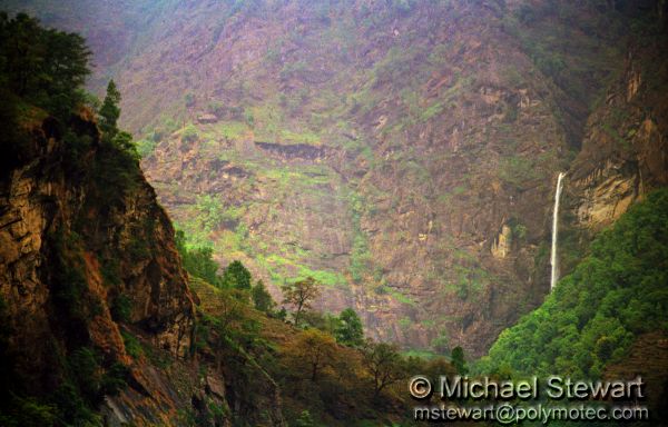 Waterfall, Mewa Khola